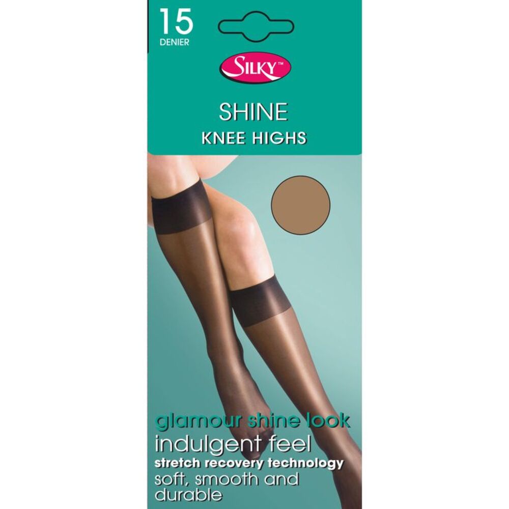 Silky Womens/Ladies Shine Knee Highs (1 Pair) / Melon